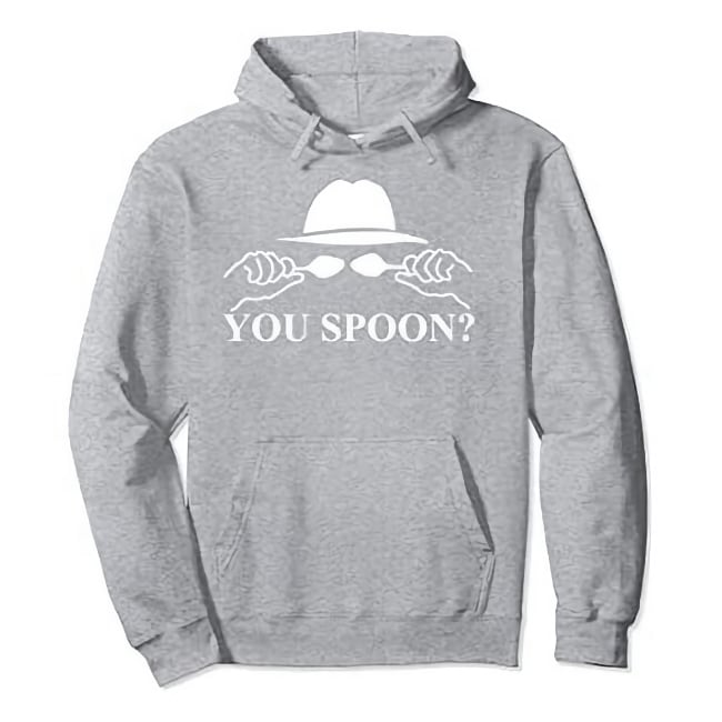grey you spoon hoodie
